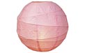 Pink 14" Round Rice Paper Lantern L14PI