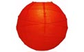 Red 14" Round Rice Paper Lantern L14RE