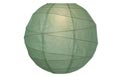 Sage 14" Round Rice Paper Lantern - L14SA