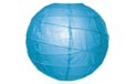 Turquoise 14" Round Rice Paper Lantern L14TU