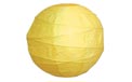 Yellow 14" Round Rice Paper Lantern - L14YE