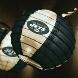 New York Jets NFL Logo Lanterns & Lights - Oogalights.com - More Than 1,000 Party & String Light ...