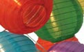 Multicolor Flatpack Nylon String Light Lanterns SH51F