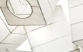 White Square Paper String Light Lanterns L21