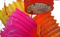 Multi Color Accordions Flatpack Paper String Light Lanterns - L94F