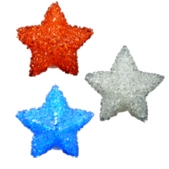 Red White &amp; Blue Star Lights - 10 Count