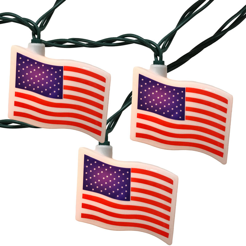 american flag party string lights american flag party string lights