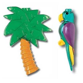 Polly Parrots and Palms Party String Lights - Animal String Light Strands &amp; Sets