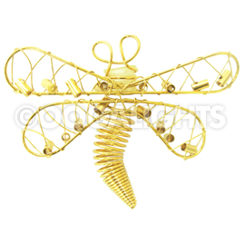Brass Dragonfly Party String Lights - Animal String Light Strands &amp; Sets
