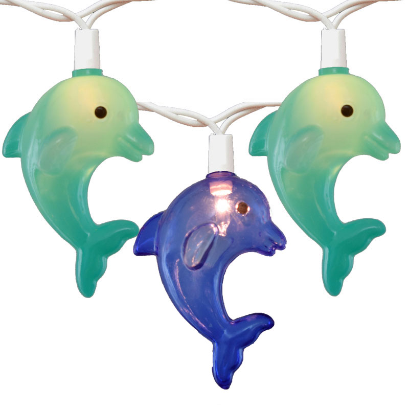 Dolphin Novelty Party String Lights - 10 Lights