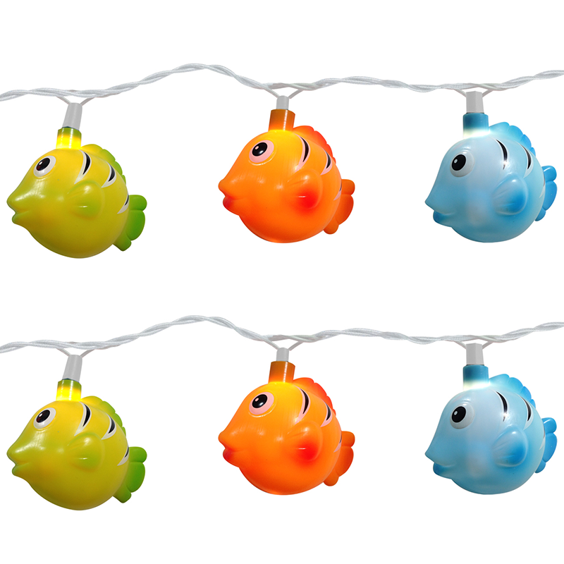 Colorful Tropical Fish Party String Lights