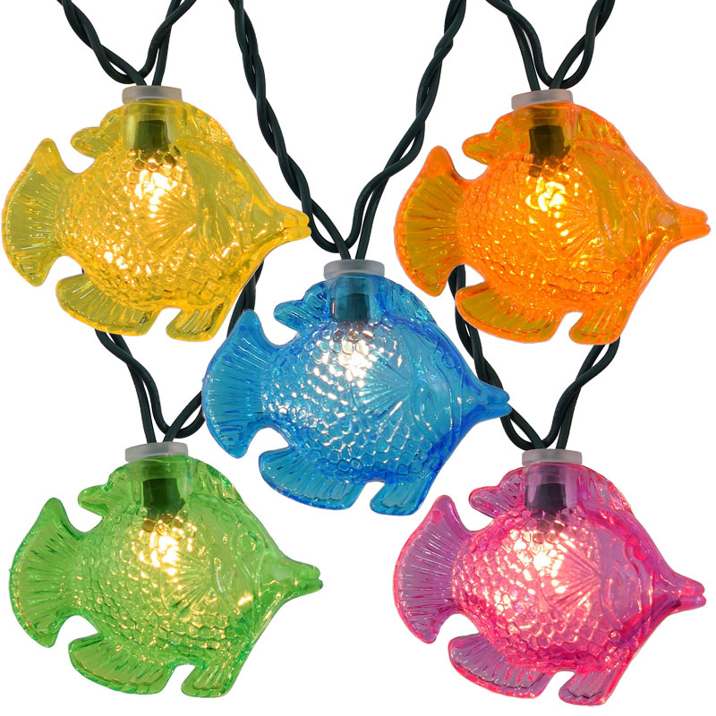 Colorful Tropical Fish Novelty String Lights