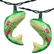 Vintage Fishing Bobber Light Set
