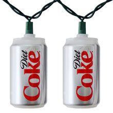 Diet Coca Cola Soda Can Party String Lights