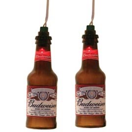 Budweiser Bottle LED Party String Lights - Beer String Light Strands &amp; Sets