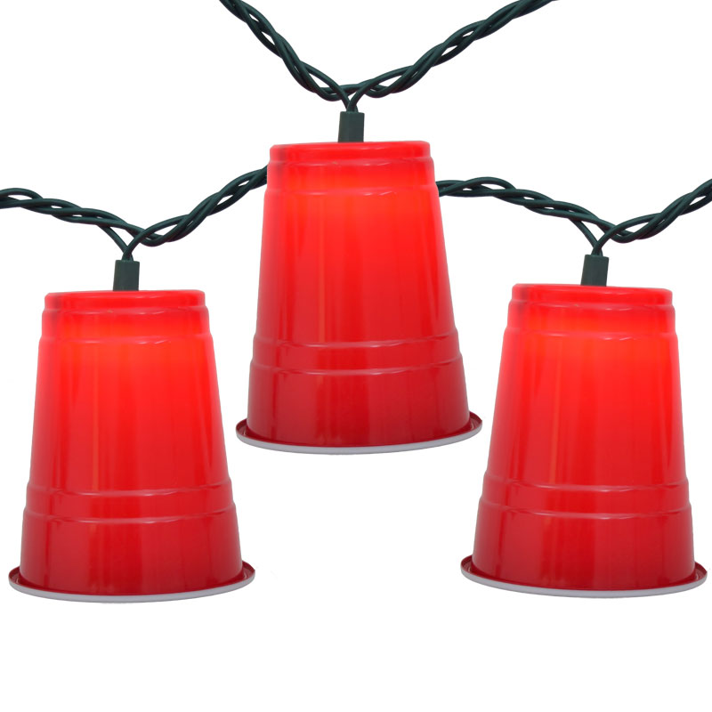 Red Solo Cup Party String Lights