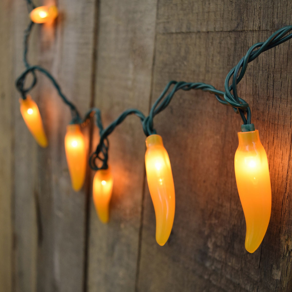 Yellow Chili Pepper Fiesta String Lights