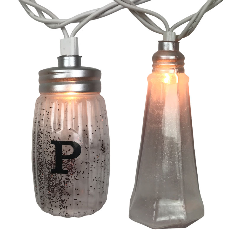 Salt & Pepper Shaker String Light Set