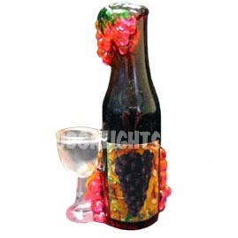 Wine Bottle &amp; Glass Party String Lights - Party String Lights