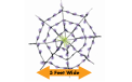 5' x 5' Spider Web Light AI-0654
