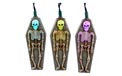Skeleton &amp; Tombstone Halloween Multi-Color Changing LED Party String Lights