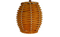 Natural Rattan Barrel Lantern Party String Light Set