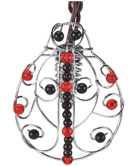 Beaded Wire Ladybug Lantern Party String Lights - Lantern String Light Strands & Sets
