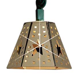 Brass Star Shade Party String Lights - Designer String Light Strands &amp; Sets