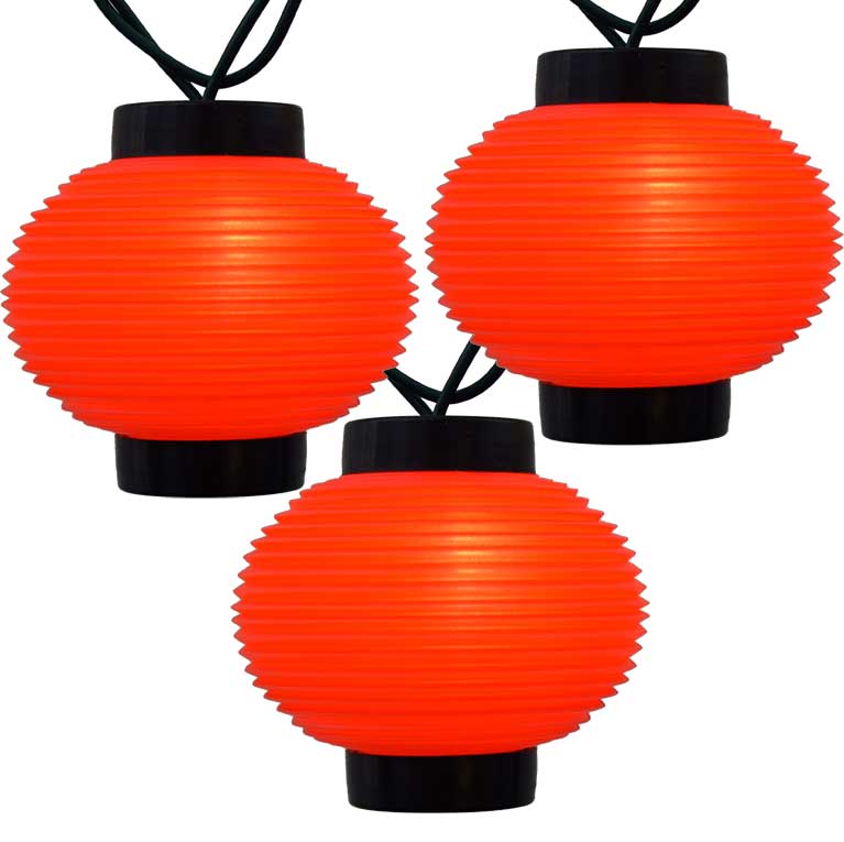 Chinese Lantern Party String Lights - 10 Lights