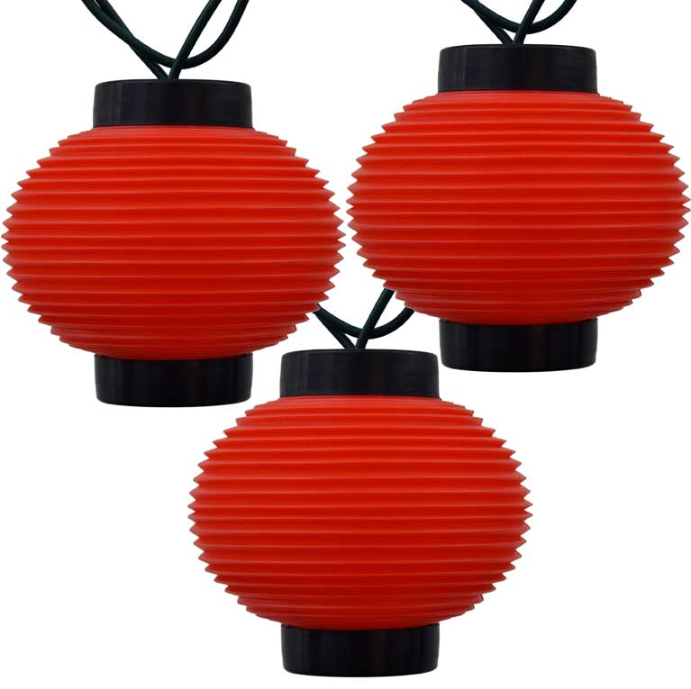 Chinese Lantern Party String Lights - 10 Lights