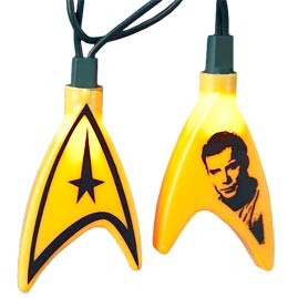 Star Trek Party String Lights - Captain James T. Kirk - Movie Theme String Light Strands &amp; Sets