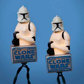Star Wars Clone Wars Storm Trooper Party String Lights - Movie Themed String Light Strands &amp; Sets