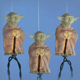 Star Wars Yoda Party String Lights - Movie Themed String Light Strands &amp; Sets