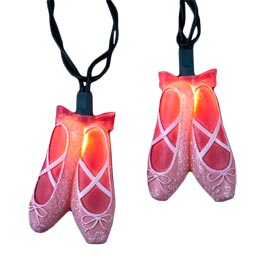 Ballet Slippers Party String Lights - Novelty Stringlight Strands &amp; Sets