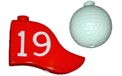 19th Hole Golf Ball & Flag Party String Lights - 836019