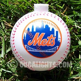 New York Mets MLB Baseballs Party String Lights - MLB Baseball Party Lights &amp; String Lights