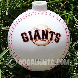 San Francisco Giants MLB Baseballs Party String Lights - MLB Baseball Party Lights &amp; String Lights