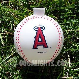 Anaheim Angels MLB Baseballs Party String Lights - MLB Baseball Party Lights &amp; String Lights