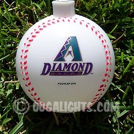 Arizona Diamondbacks MLB Baseballs Party String Lights - MLB Baseball Party Lights &amp; String Lights