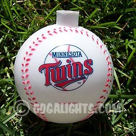 Minnesota Twins MLB Baseballs Party String Lights - MLB Baseball Party Lights &amp; String Lights