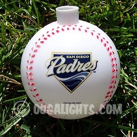 San Diego Padres MLB Baseballs Party String Lights - MLB Baseball Party Lights &amp; String Lights