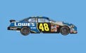 NASCAR Race Car Party String Lights - #48 Jimmy Johnson - PP0701-48