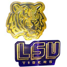 LSU Tigers NCAA College Logo Party String Lights - NCAA Logo Party Lights