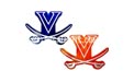 University of Virginia Cavaliers NCAA College Logo Party String Lights - MD-UV