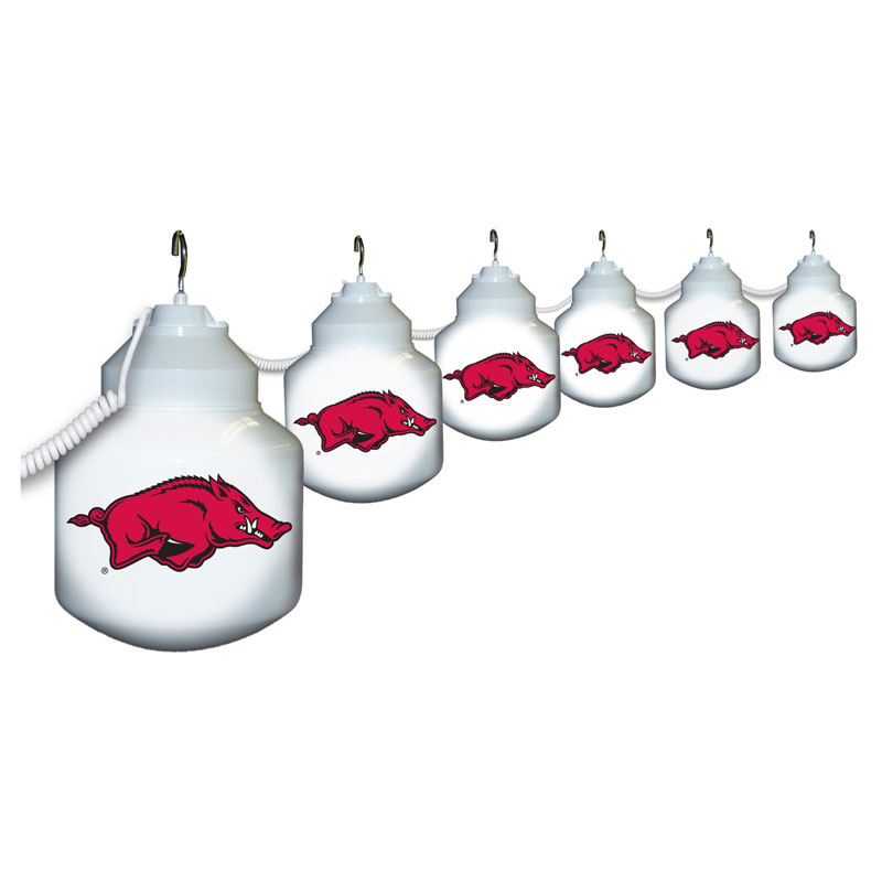 10 globe razorbacks string light set 10 globe razorbacks string light set