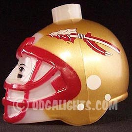 Florida State Seminoles NCAA College Football Helmet Party String Lights - NCAA Football Helmet Party Lights &amp; String Lights