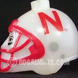 Nebraska Cornhuskers NCAA College Football Helmet Party String Lights - NCAA Football Helmet Party Lights &amp; String Lights