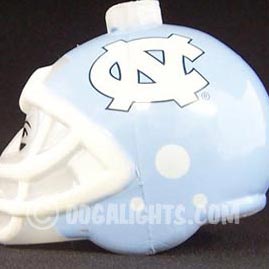 North Carolina Tar Heels NCAA College Football Helmet Party String Lights - NCAA Football Helmet Party Lights &amp; String Lights