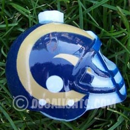 St. Louis Rams NFL Football Helmet Party String Lights - NFL Football Party Lights &amp; String Lights
