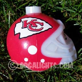 Kansas City Chiefs NFL Football Helmet Party String Lights - NFL Football Party Lights &amp; String Lights